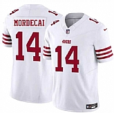 Men & Women & Youth San Francisco 49ers #14 Tanner Mordecai White 2025 F.U.S.E. Vapor Untouchable Limited Stitched Jersey,baseball caps,new era cap wholesale,wholesale hats